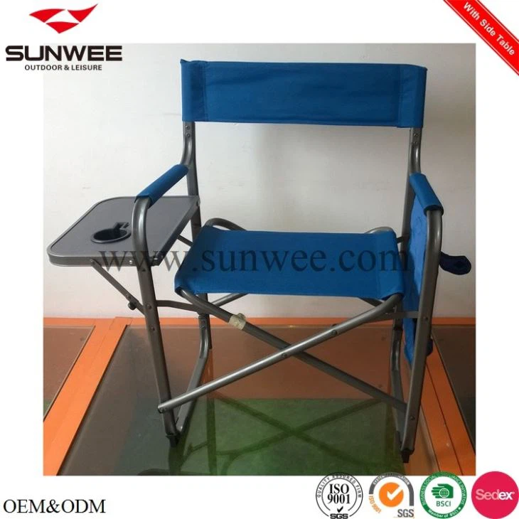 Director Chair with Storage Pouch and Side Table
