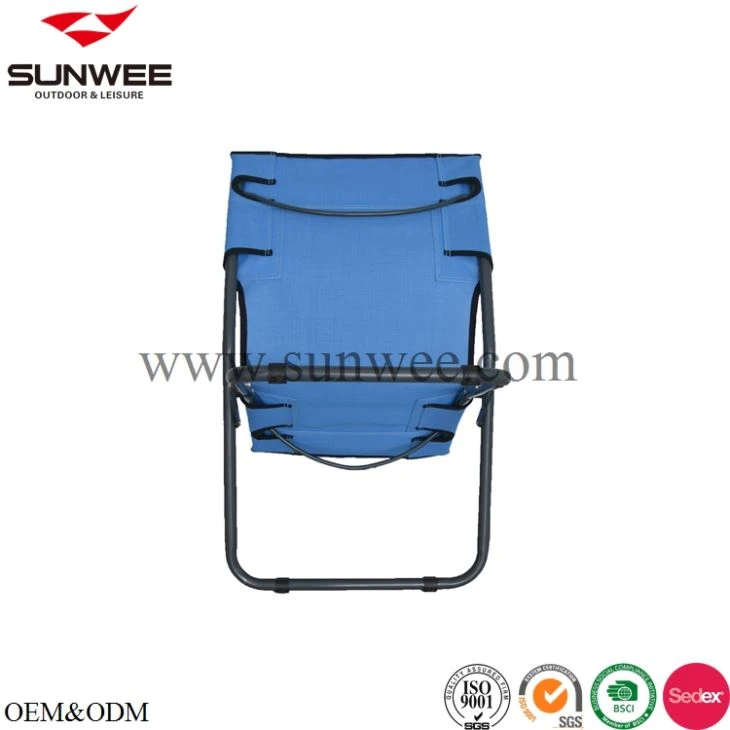 Folding camp lounge chair